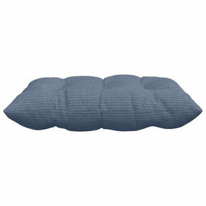 vidaXL Seat Cushions 4 pcs Blue 40 x 40 x 6 cm Corduroy