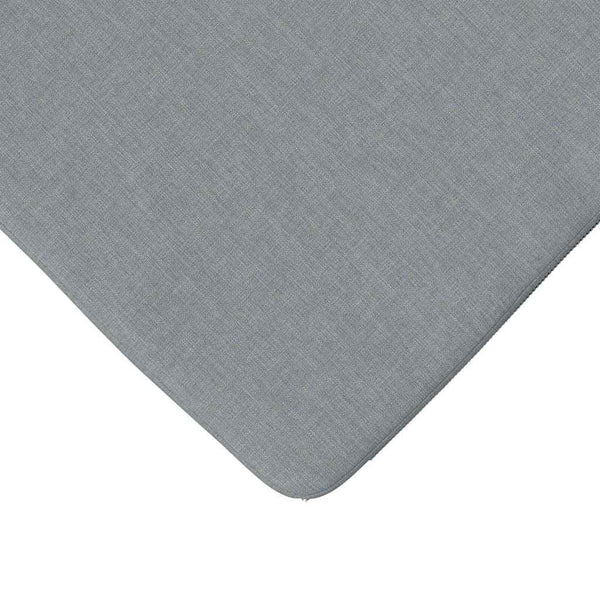 vidaXL Seat cushions 4 pcs Light grey 40 x 40 x 3 cm Fabric