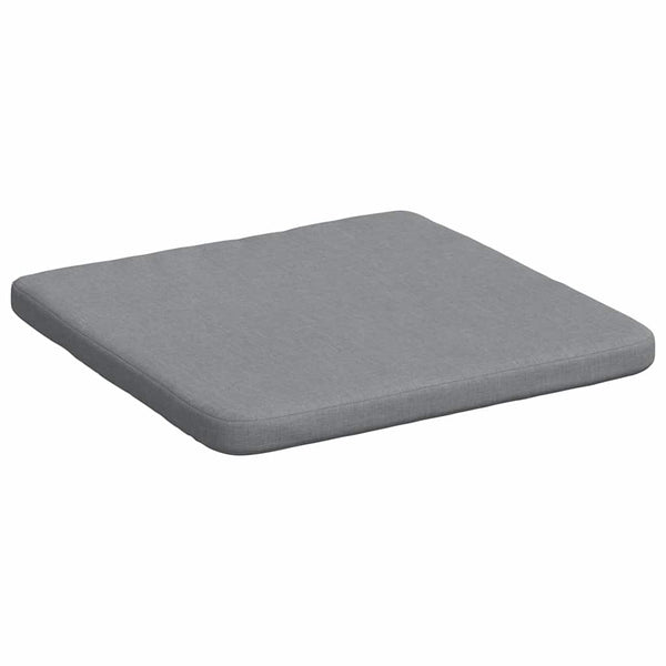 vidaXL Seat cushions 4 pcs Light grey 40 x 40 x 3 cm Fabric