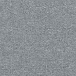 vidaXL Seat cushions 4 pcs Light grey 40 x 40 x 3 cm Fabric