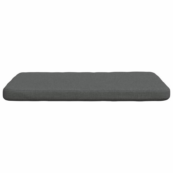 vidaXL Seat Cushions 4 pcs Dark Grey 40 x 40 x 3 cm Fabric