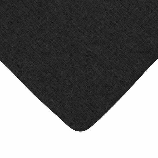 vidaXL Seat Cushions 4 pcs Black 40 x 40 x 3 cm Fabric