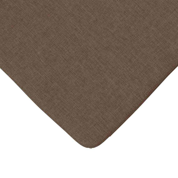 vidaXL Seat Cushions 4 pcs Brown 40 x 40 x 3 cm Fabric