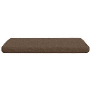 vidaXL Seat Cushions 4 pcs Brown 40 x 40 x 3 cm Fabric