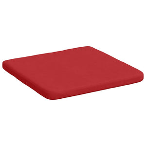 vidaXL Seat Cushions 4 pcs Red 40 x 40 x 3 cm Fabric