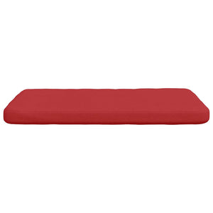 vidaXL Seat Cushions 4 pcs Red 40 x 40 x 3 cm Fabric