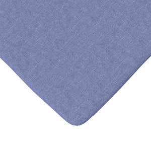 vidaXL Seat Cushions 4 pcs Denim Blue 40 x 40 x 3 cm Fabric