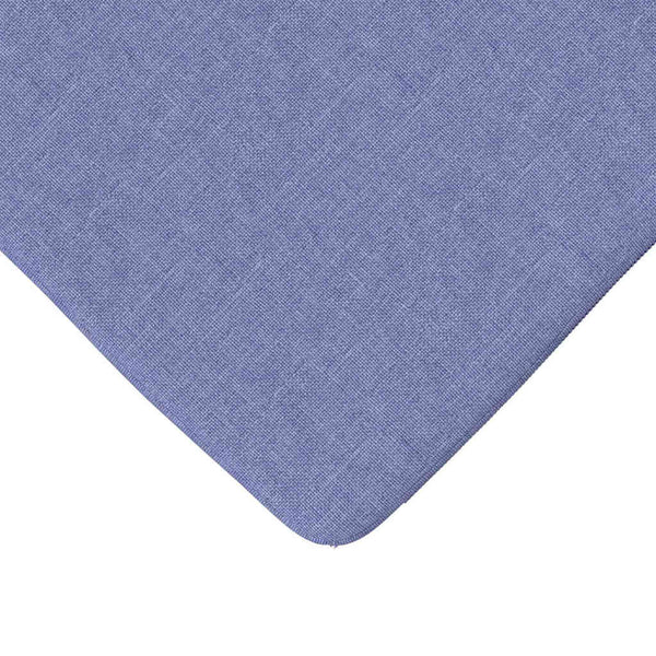 vidaXL Seat Cushions 4 pcs Denim Blue 40 x 40 x 3 cm Fabric