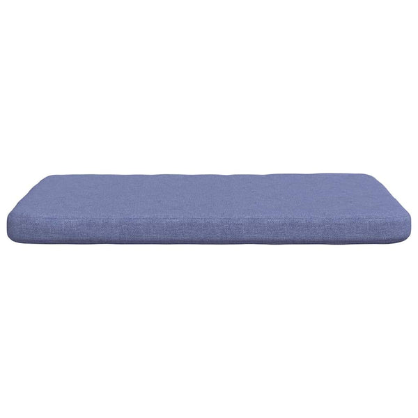 vidaXL Seat Cushions 4 pcs Denim Blue 40 x 40 x 3 cm Fabric
