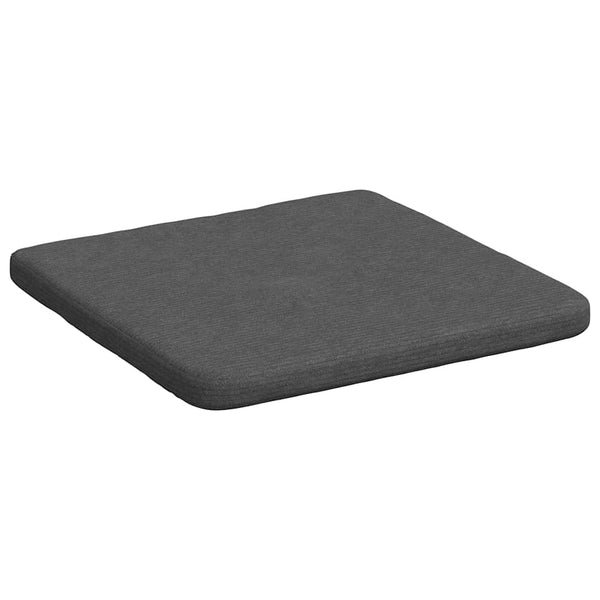 vidaXL Seat Cushions 4 pcs Dark Gray 40 x 40 x 3 cm Corduroy Fabric