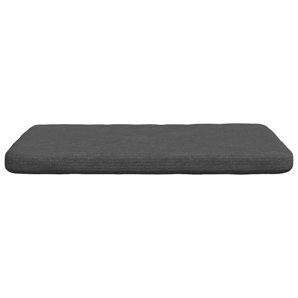 vidaXL Seat Cushions 4 pcs Dark Gray 40 x 40 x 3 cm Corduroy Fabric