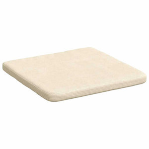vidaXL Seat Cushions 4 pcs Cream 40 x 40 x 3 cm Corduroy