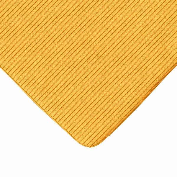 vidaXL Seat Cushions 4 pcs Light Yellow 40 x 40 x 3 cm Corduroy