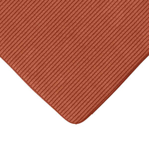 vidaXL Seat Cushions 4 pcs Red-Orange 40 x 40 x 3 cm Cord Fabric
