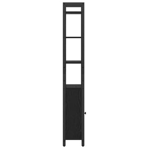 vidaXL Bookshelf Black Oak Look 40 x 24 x 161 cm Engineered Wood