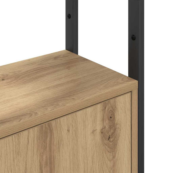 vidaXL Bookshelf Artisan Oak 40 x 24 x 161 cm Engineered Wood