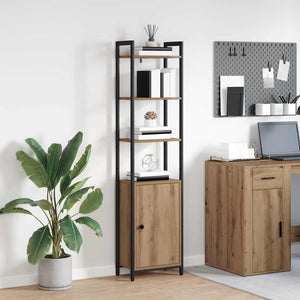 vidaXL Bookshelf Artisan Oak 40 x 24 x 161 cm Engineered Wood