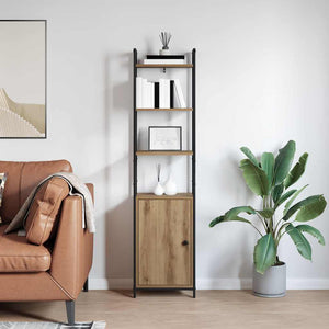 vidaXL Bookshelf Artisan Oak 40 x 24 x 161 cm Engineered Wood