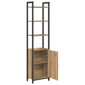vidaXL Bookshelf Artisan Oak 40 x 24 x 161 cm Engineered Wood