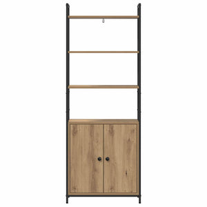 vidaXL Bookshelf Artisan Oak 60 x 24 x 161 cm Engineered Wood