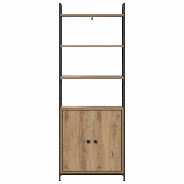 vidaXL Bookshelf Artisan Oak 60 x 24 x 161 cm Engineered Wood
