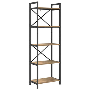 vidaXL Bookcase Artisan Oak 56 x 34 x 171 cm Engineered Wood