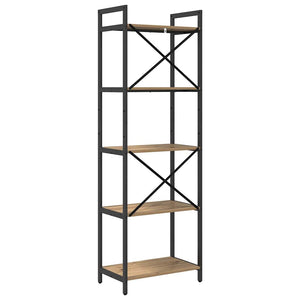 vidaXL Bookcase Artisan Oak 56 x 34 x 171 cm Engineered Wood