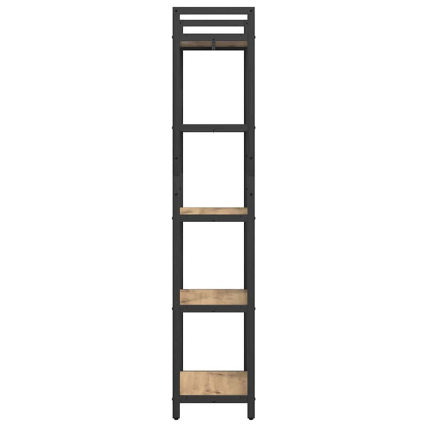vidaXL Bookcase Artisan Oak 56 x 34 x 171 cm Engineered Wood