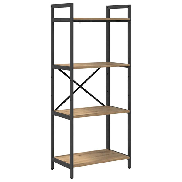 vidaXL Bookcase Artisan Oak 56 x 34 x 133.5 cm Engineered Wood