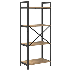 vidaXL Bookcase Artisan Oak 56 x 34 x 133.5 cm Engineered Wood