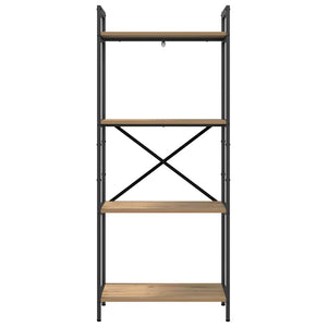vidaXL Bookcase Artisan Oak 56 x 34 x 133.5 cm Engineered Wood