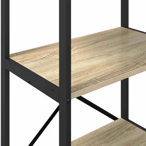 vidaXL Bookcase Sonoma Oak 56 x 34 x 96 cm Engineered Wood