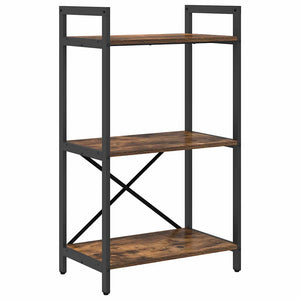 vidaXL Smoked Oak Bookcase 56 x 34 x 96 cm Engineered Wood