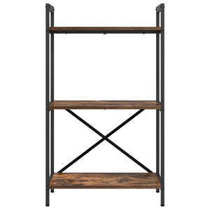 vidaXL Smoked Oak Bookcase 56 x 34 x 96 cm Engineered Wood