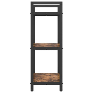vidaXL Smoked Oak Bookcase 56 x 34 x 96 cm Engineered Wood