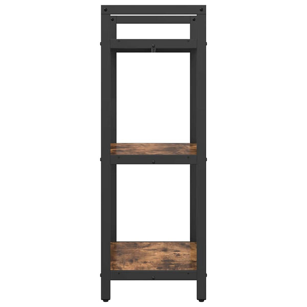 vidaXL Smoked Oak Bookcase 56 x 34 x 96 cm Engineered Wood