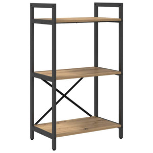 vidaXL Bookcase Artisan Oak 56 x 34 x 96 cm Engineered Wood