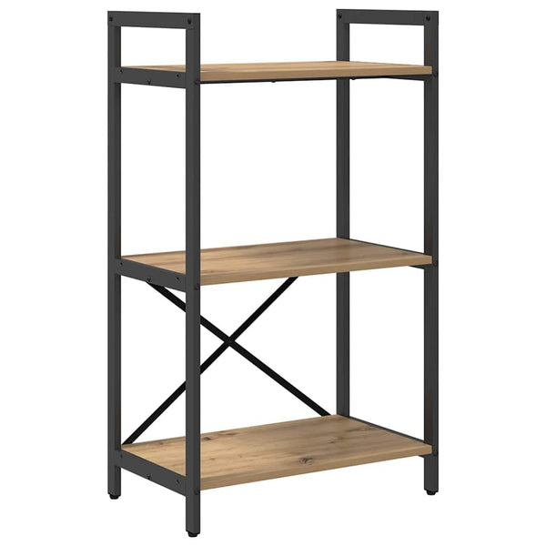 vidaXL Bookcase Artisan Oak 56 x 34 x 96 cm Engineered Wood