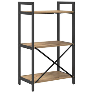 vidaXL Bookcase Artisan Oak 56 x 34 x 96 cm Engineered Wood
