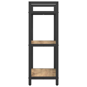 vidaXL Bookcase Artisan Oak 56 x 34 x 96 cm Engineered Wood