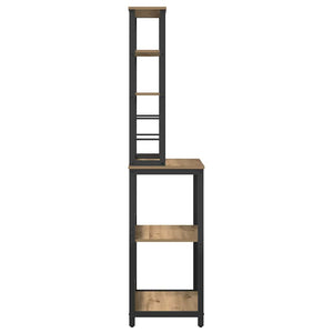 vidaXL Kitchen Rack Artisan Oak 60 x 40 x 168 cm Engineered Wood