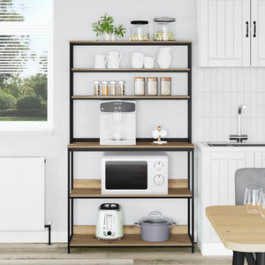 vidaXL Kitchen Rack Artisan Oak 100 x 40 x 168 cm Engineered Wood