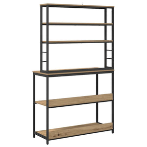 vidaXL Kitchen Rack Artisan Oak 100 x 40 x 168 cm Engineered Wood