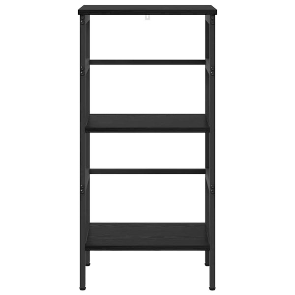 vidaXL Bookshelf Black Oak Look 40 x 29.5 x 81 cm