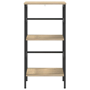 vidaXL Bookcase Sonoma Oak 40 x 29.5 x 81 cm Engineered Wood