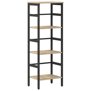 vidaXL Bookcase Sonoma Oak 40 x 29.5 x 115 cm Engineered Wood