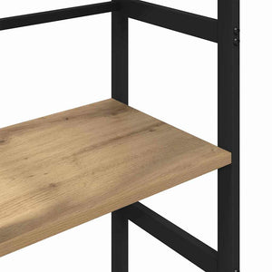 vidaXL Bookcase Artisan Oak 40 x 29.5 x 115 cm Engineered Wood