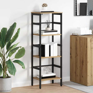 vidaXL Bookcase Artisan Oak 40 x 29.5 x 115 cm Engineered Wood