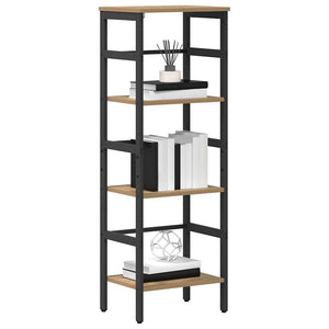 vidaXL Bookcase Artisan Oak 40 x 29.5 x 115 cm Engineered Wood