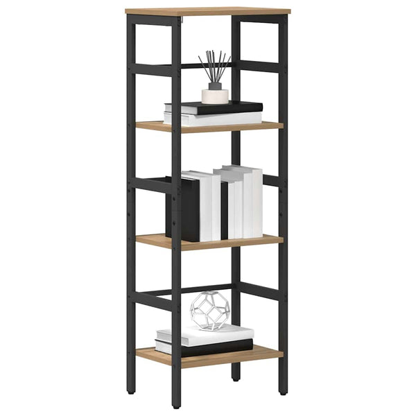 vidaXL Bookcase Artisan Oak 40 x 29.5 x 115 cm Engineered Wood